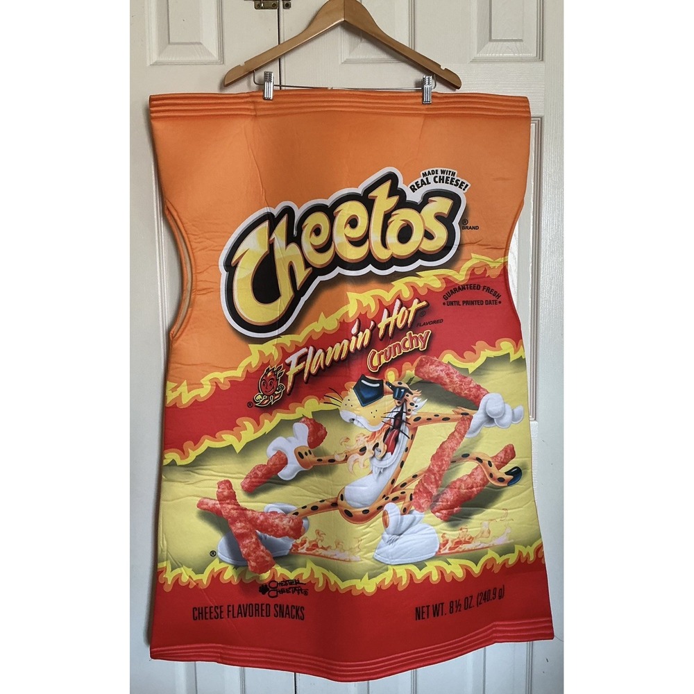 Spirit Halloween Flamin' Hot Cheetos Bag 3D Foam Costume One Size Fits Most